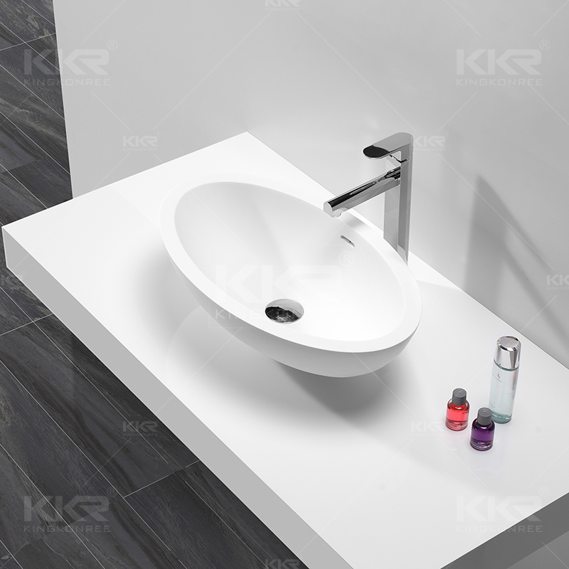 الحمام كونترتوب أحواض Kkr 1510 من الشركة المصنعة في الصين أدوات صحية سطح صلب